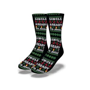 Savvy Sox - SINGLE & READY TO JINGLE Funny Christmas Socks